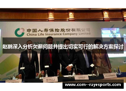 赵鹏深入分析欠薪问题并提出切实可行的解决方案探讨