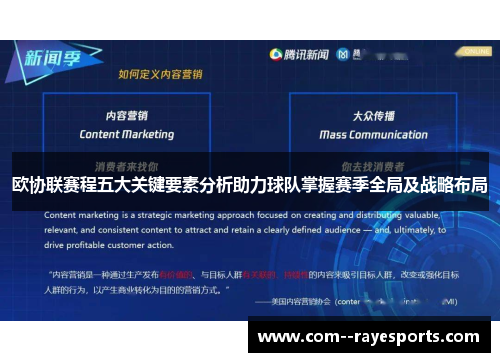 欧协联赛程五大关键要素分析助力球队掌握赛季全局及战略布局 欧协联赛程五大关键要素分析助力球队掌握赛季全局及战略布局